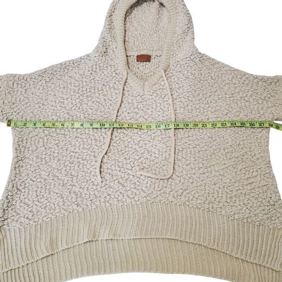 POL Beige Popcorn Chenille Hooded Sweater Size XL - Picture 12 of 14